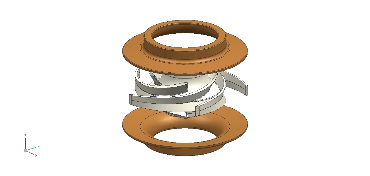 DOUBLE ENTRY IMPELLER-ASSEMBLY